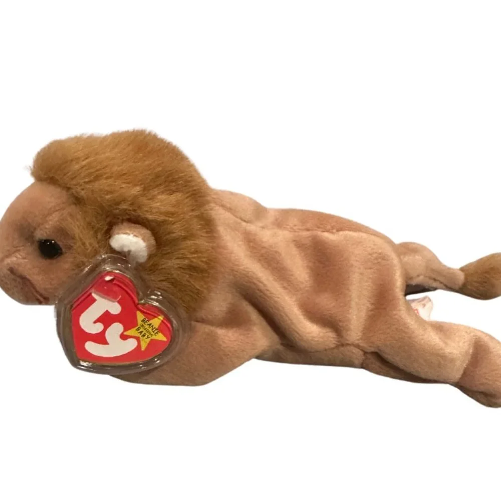 Roary the Lion Ty Beanie Babies NWMT 1999 - Picture 3 of 10